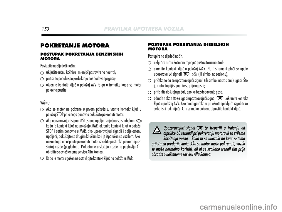 Alfa Romeo MiTo 2013  Knjižica s uputama za uporabu i održavanje (in Croatian) 