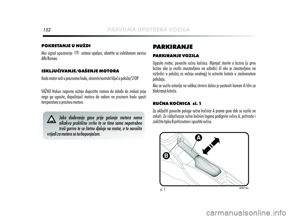 Alfa Romeo MiTo 2013  Knjižica s uputama za uporabu i održavanje (in Croatian) 
