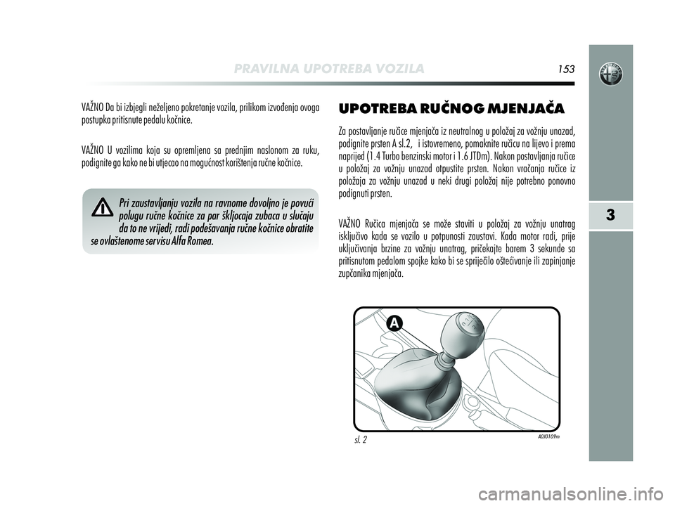 Alfa Romeo MiTo 2013  Knjižica s uputama za uporabu i održavanje (in Croatian) 