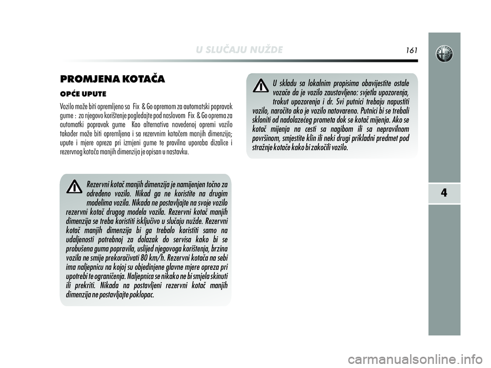Alfa Romeo MiTo 2013  Knjižica s uputama za uporabu i održavanje (in Croatian) 