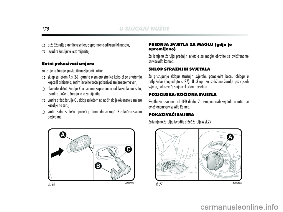 Alfa Romeo MiTo 2013  Knjižica s uputama za uporabu i održavanje (in Croatian) 