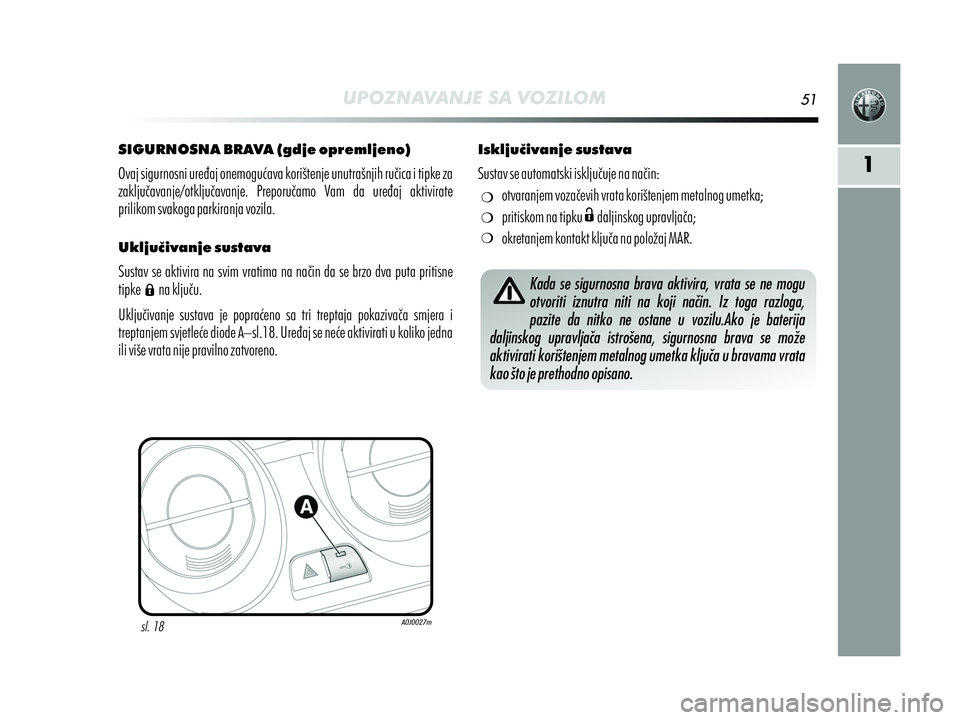 Alfa Romeo MiTo 2013  Knjižica s uputama za uporabu i održavanje (in Croatian) 