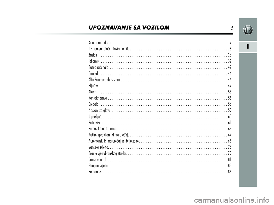 Alfa Romeo MiTo 2013  Knjižica s uputama za uporabu i održavanje (in Croatian) 