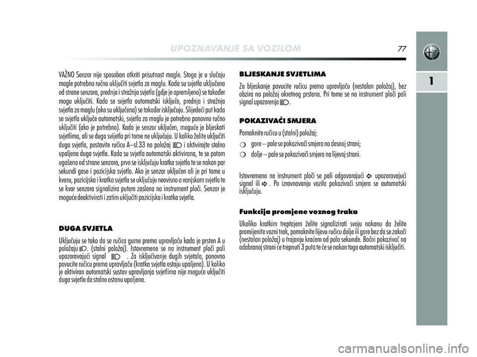 Alfa Romeo MiTo 2013  Knjižica s uputama za uporabu i održavanje (in Croatian) 
