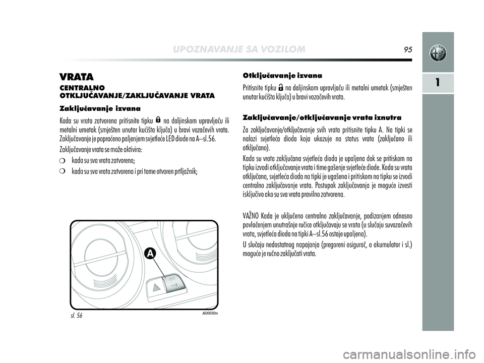 Alfa Romeo MiTo 2013  Knjižica s uputama za uporabu i održavanje (in Croatian) 