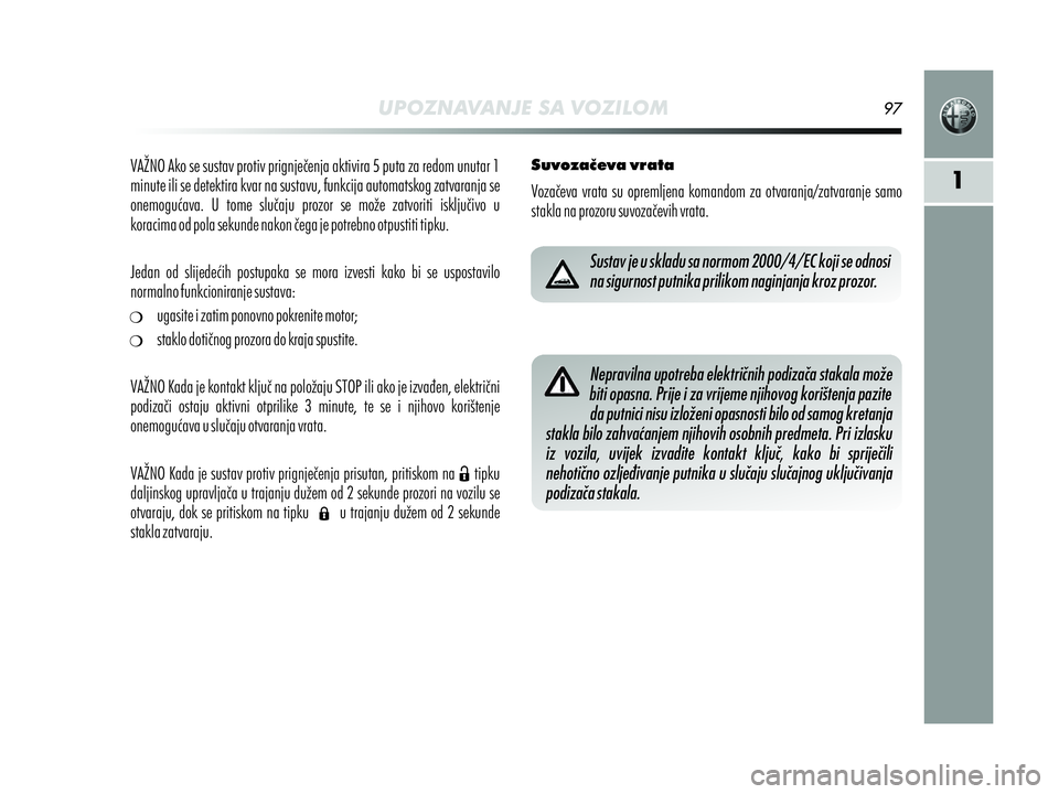 Alfa Romeo MiTo 2013  Knjižica s uputama za uporabu i održavanje (in Croatian) 
