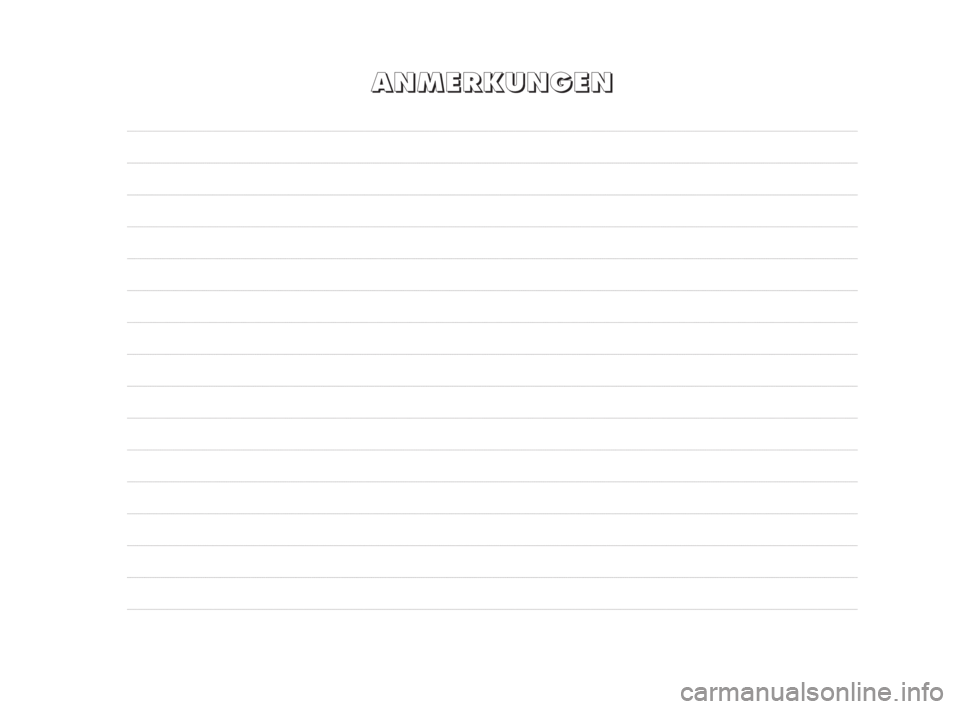 Alfa Romeo 159 2010  Betriebsanleitung (in German) A A
N N
M M
E E
R R
K K
U U
N N
G G
E E
N N
319-328 Alfa 159 D  3-12-2009  16:14  Pagina 326 