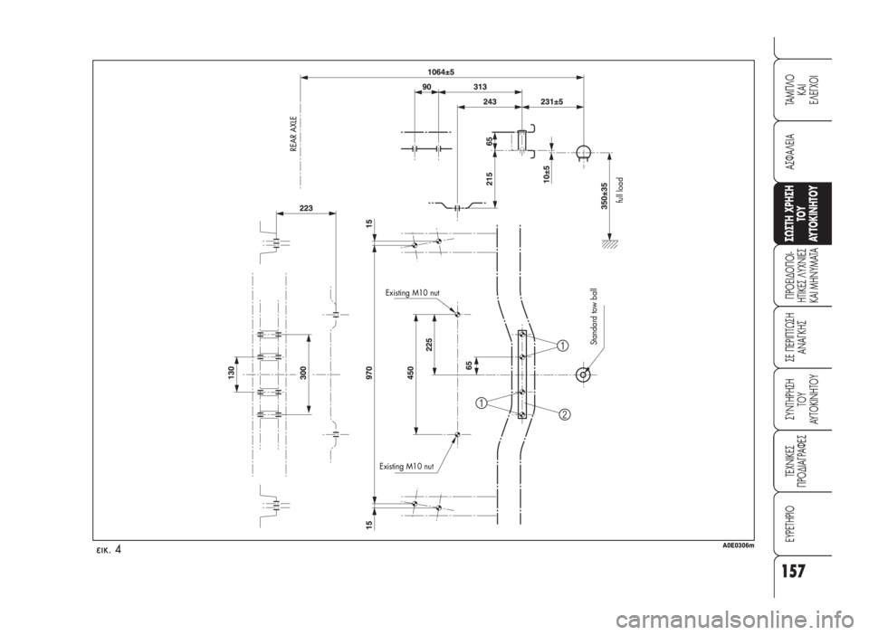 Alfa Romeo 159 2007  ΒΙΒΛΙΟ ΧΡΗΣΗΣ ΚΑΙ ΣΥΝΤΗΡΗΣΗΣ (in Greek) 157
A™ºA§EIA
¶POEI¢O¶OI-
HTIKE™ §YXNIE™
KAI MHNYMATA
™E ¶EPI¶Tø™H
ANA°KH™
™YNTHPH™H 
TOY
AYTOKINHTOY
TEXNIKE™
¶PO¢IA°PAºE™
EYPETHPIO
TAM¶§O
KAI
E§E°XOI
™ø™TH