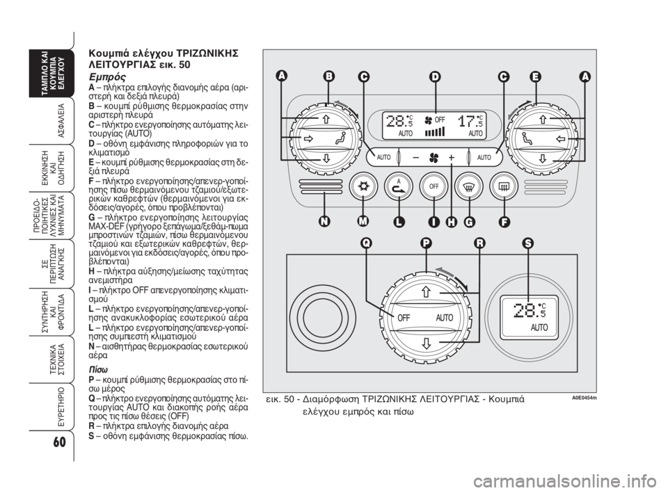 Alfa Romeo 159 2010 ΒΙΒΛΙΟ ΧΡΗΣΗΣ ΚΑΙ ΣΥΝΤΗΡΗΣΗΣ (in Greek) 60
ΑΣΦΑΛΕΙΑ
ΠΡΟΕΙΔΟ -
ΠΟΙΗΤΙΚΕΣ
ΛΥΧΝΙΕΣ ΚΑΙ
ΜΗΝΥΜΑΤΑ
ΣΕ
ΠΕΡΙΠΤΩΣΗ
ΑΝΑΓΚΗΣ
ΣΥΝΤΗΡΗΣΗ
ΚΑΙ
ΦΡΟΝΤΙΔΑ
ΤΕΧΝΙΚΑ
ΣΤΟ Alfa Romeo 159 2010 ΒΙΒΛΙΟ ΧΡΗΣΗΣ ΚΑΙ ΣΥΝΤΗΡΗΣΗΣ (in Greek) 60
ΑΣΦΑΛΕΙΑ
ΠΡΟΕΙΔΟ -
ΠΟΙΗΤΙΚΕΣ
ΛΥΧΝΙΕΣ ΚΑΙ
ΜΗΝΥΜΑΤΑ
ΣΕ
ΠΕΡΙΠΤΩΣΗ
ΑΝΑΓΚΗΣ
ΣΥΝΤΗΡΗΣΗ
ΚΑΙ
ΦΡΟΝΤΙΔΑ
ΤΕΧΝΙΚΑ
ΣΤΟ