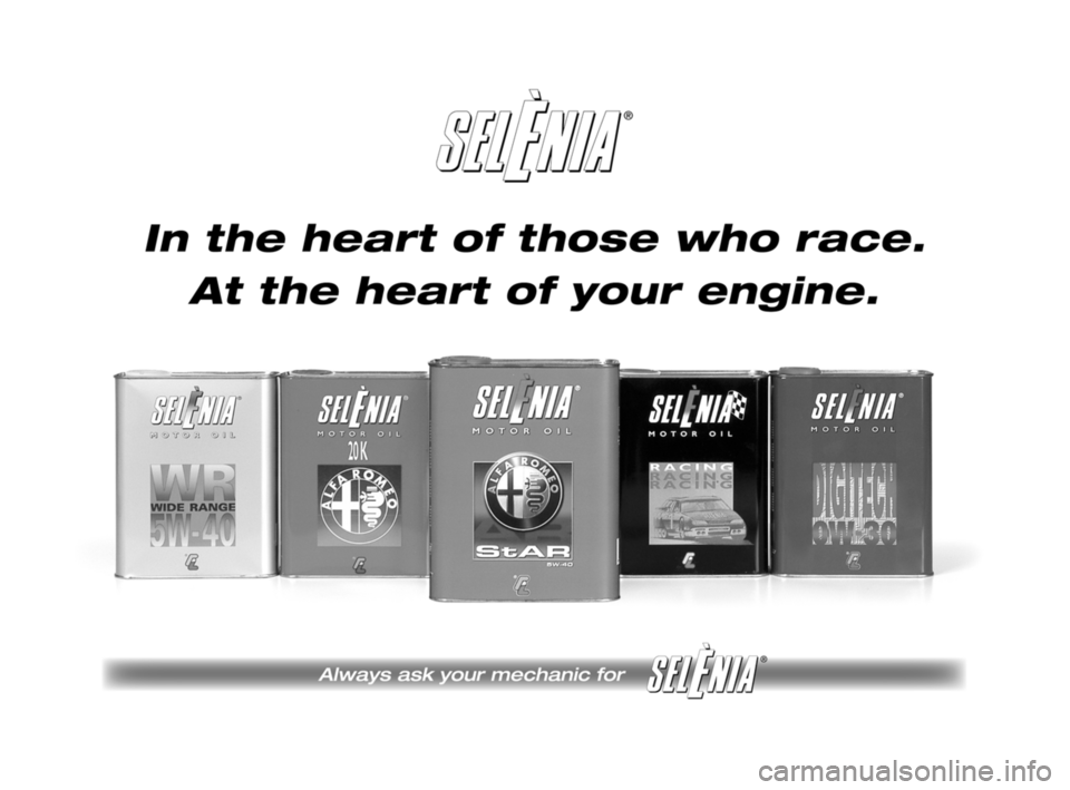Alfa Romeo Brera/Spider 2009  Owner handbook (in English) 259-268 Alfa BRERA gb  28-08-2008  11:49  Pagina 266 