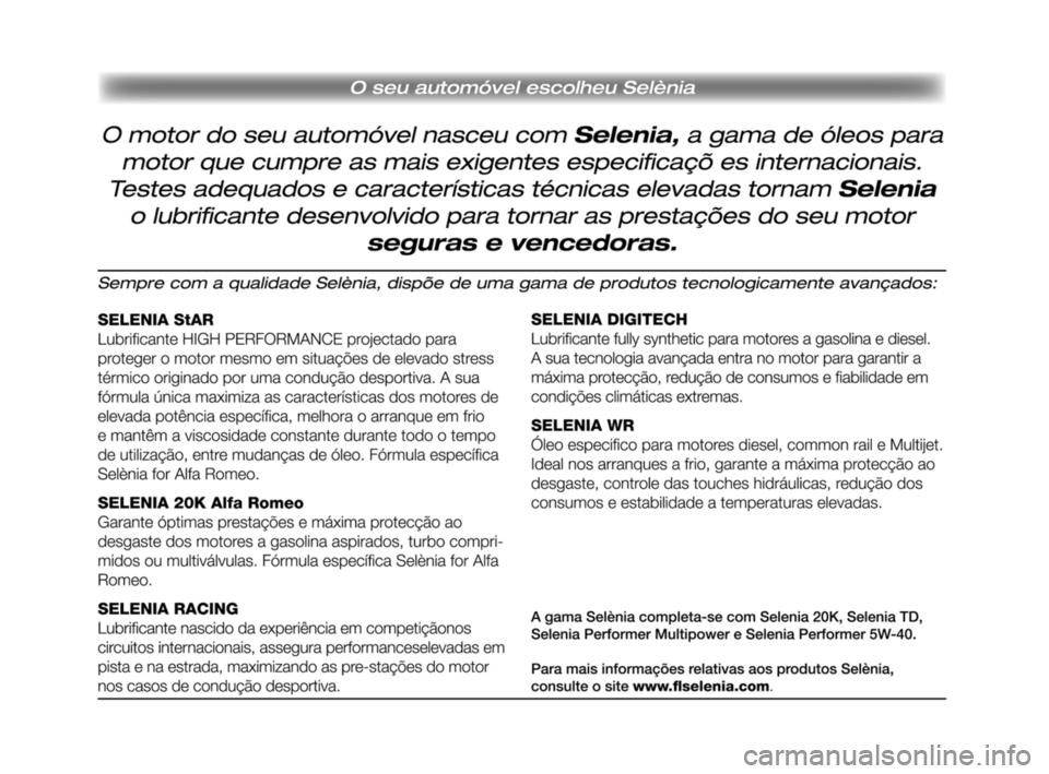 Alfa Romeo Brera/Spider 2010  Manual de Uso e Manutenção (in Portuguese) 259-268 Alfa BRERA por  28-08-2008  15:14  Pagina 267 