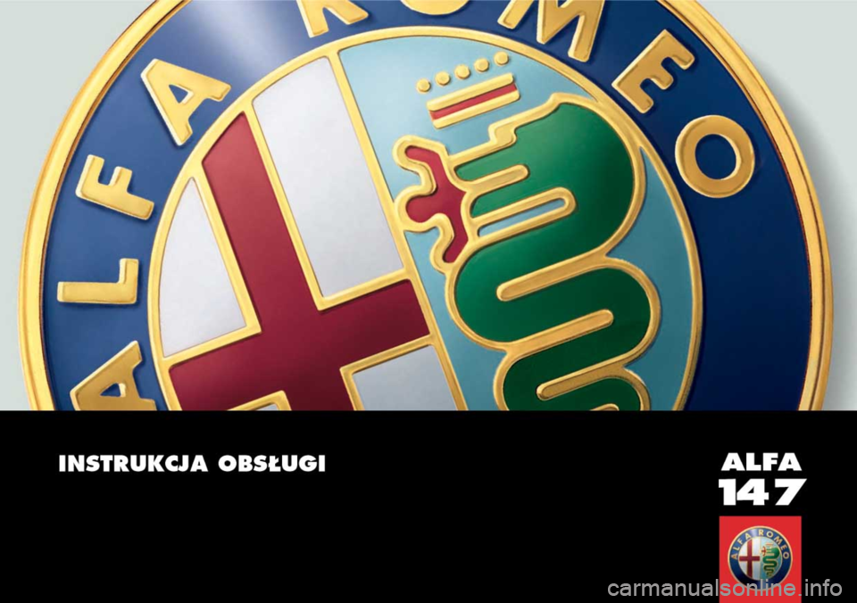 Alfa Romeo 147 2009  Instrukcja obsługi (in Polish) 