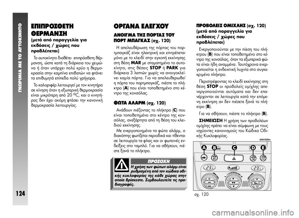 Alfa Romeo 147 2009  ΒΙΒΛΙΟ ΧΡΗΣΗΣ ΚΑΙ ΣΥΝΤΗΡΗΣΗΣ (in Greek) °¡øƒπªπ∞ ª∂ ΔO ∞ÀΔO∫π¡∏ΔO
124
∂¶π¶ƒ√™£∂Δ∏
£∂ƒª∞¡™∏
(ÌÂÙ¿ ·ﬁ ·Ú·ÁÁÂÏ›· ÁÈ·
ÂÎ‰ﬁÛÂÈ˜ / ¯ÒÚÂ˜ Ô˘
ÚÔ