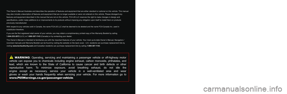 ALFA ROMEO STELVIO 2021  Owners Manual This Owner’s Manual illustrates and describes the operation of features and equipme\
nt that are either standard or optional on this vehicle. This manual 
may also include a description of features 