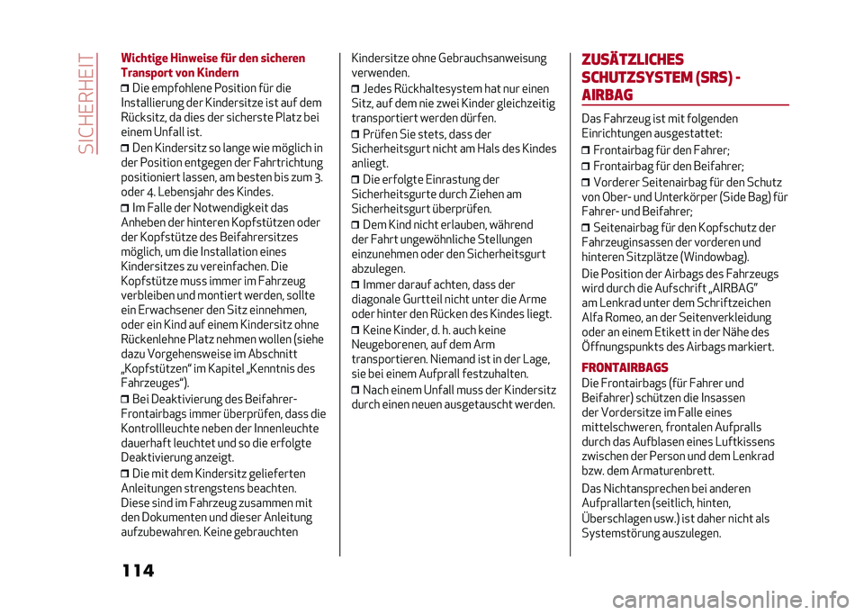 Alfa Romeo Giulia 2020  Betriebsanleitung (in German) ���
�G�+�,��+�,�
�*
����
�������� ���
�(���� ��)� ���
 ��������

����
��%� �� �*� �
 ���
����

���	 �	��(�����	��	 �2��
����� ��#� ���	
�
�