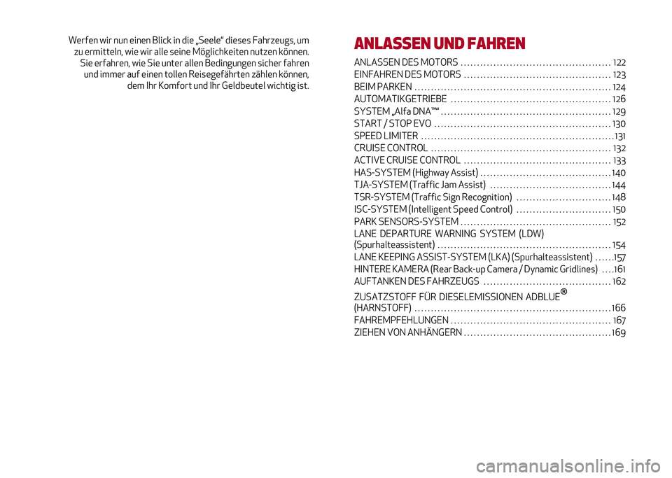 Alfa Romeo Giulia 2020  Betriebsanleitung (in German) 