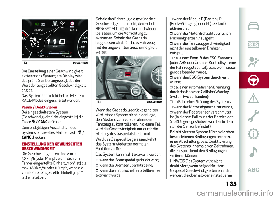 Alfa Romeo Giulia 2020  Betriebsanleitung (in German) ������
�<�E�<�=�>��<�@�?�D�,�/
���	 �,���
��	����� �	���	� �0�	�
�&���������	��
�����!��	�� ���
 ��)�
��	��/ �� ���
�(���) ����
���
 ���#��	 �