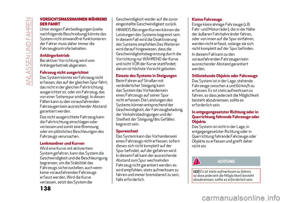 Alfa Romeo Giulia 2020  Betriebsanleitung (in German) ���1�-����,�1��@�1��� ��+��,�1
���
���
���������������� ����
���
���
 ����
�
�@���	� �	�����	� � �����	��������	� �7�
��	��	
���&���