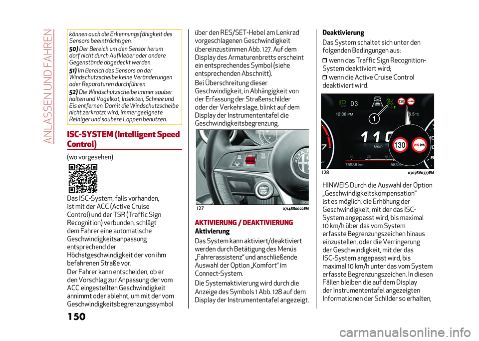 Alfa Romeo Giulia 2020  Betriebsanleitung (in German) ���1�-����,�1��@�1��� ��+��,�1
��� ���
�
��
 ���� ��� �5����
�
��
����������� ���
���
���� �����
����������
�
��"�
�/�� ������� 