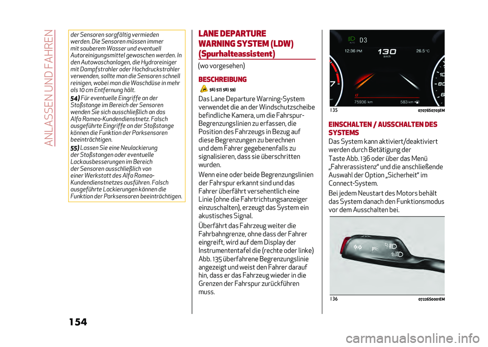 Alfa Romeo Giulia 2020  Betriebsanleitung (in German) ���1�-����,�1��@�1��� ��+��,�1
��� ��� ���
�����
 �������
��� �"��������

������
� �/�� ���
�����
 ������
 �����
��� �������� �