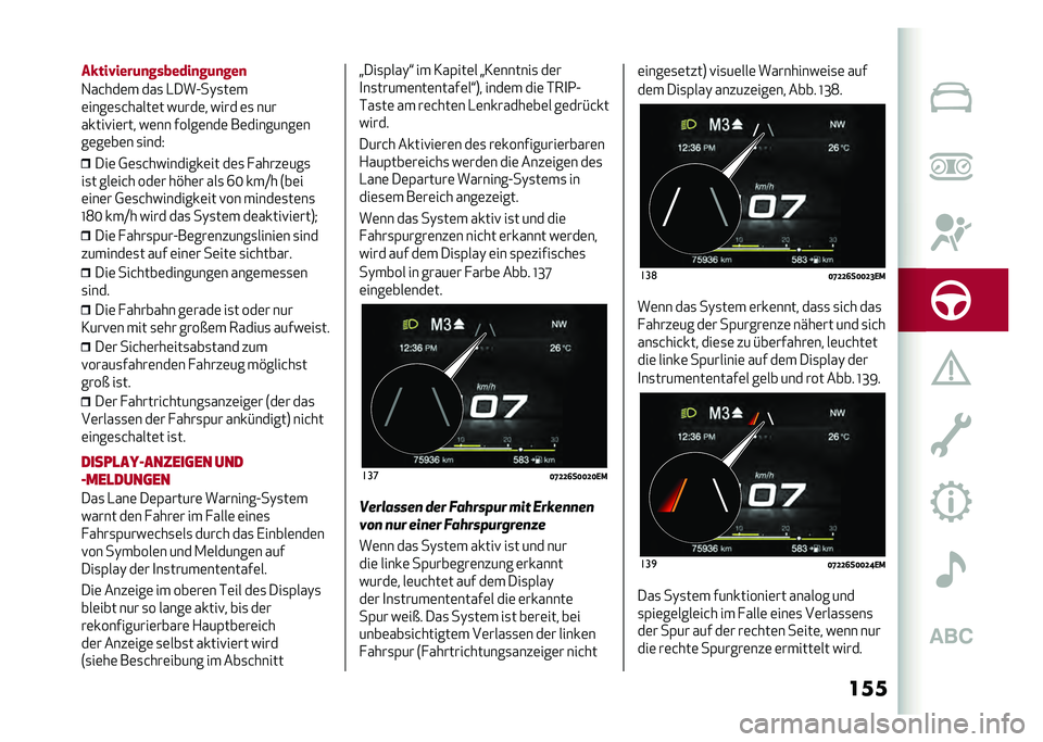 Alfa Romeo Giulia 2020  Betriebsanleitung (in German) �����&���*����	�
�������
��	�
���

�1��&���	� ���
 �-���A��)�
��	�
�	����	�
�&�����	� �����	� ���� �	�
 ���
�����!��	��� ��	�� �����	��