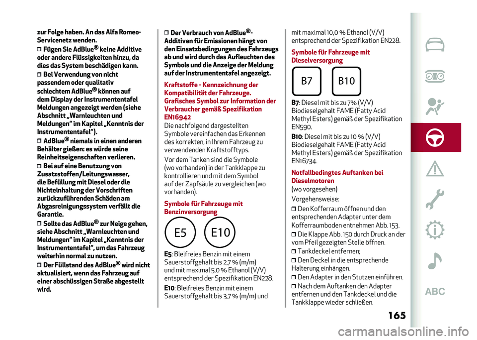 Alfa Romeo Giulia 2020  Betriebsanleitung (in German) ����"�	� �!� ��� �����
�# ��
 ��� ���� �3� ��� �
����*����
���" �(��
���
�#
�!�)���
 ��� �����	�
�S
�&���
� �������*�
� ��� ��
���� �!��)�