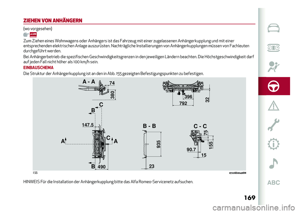 Alfa Romeo Giulia 2020  Betriebsanleitung (in German) ���
������ ��� ������	��
� �7�� �!����	�
�	��	��8
�"�� �"��	��	� �	���	�
 ��������	��
 ���	� �������	��
 ��
� ���
 � �����	�� ��� �	��