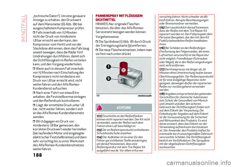 Alfa Romeo Giulia 2020  Betriebsanleitung (in German) ��
�.��1�6�*� ��-�-
��
�
�>��	�&����
�&��	 ����	��?�8� �@� �	���	 ��	����	��	
����	���	 �� �	������	�� ��	� ����&���	��
��� ��	� �.�����	��	� �7