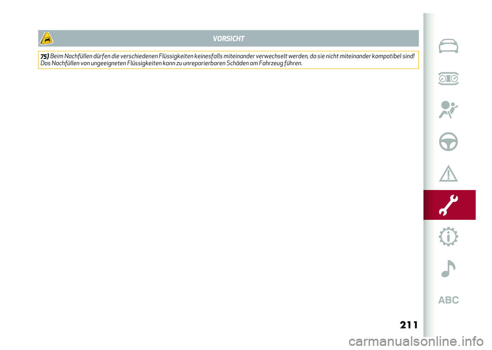 Alfa Romeo Giulia 2020  Betriebsanleitung (in German) ����
�������
��� ���� �)������
�
��
 ������
 ��� �"����������
��
 ��
�����������
 ����
�����
�
� ������
��
��� �"���������
