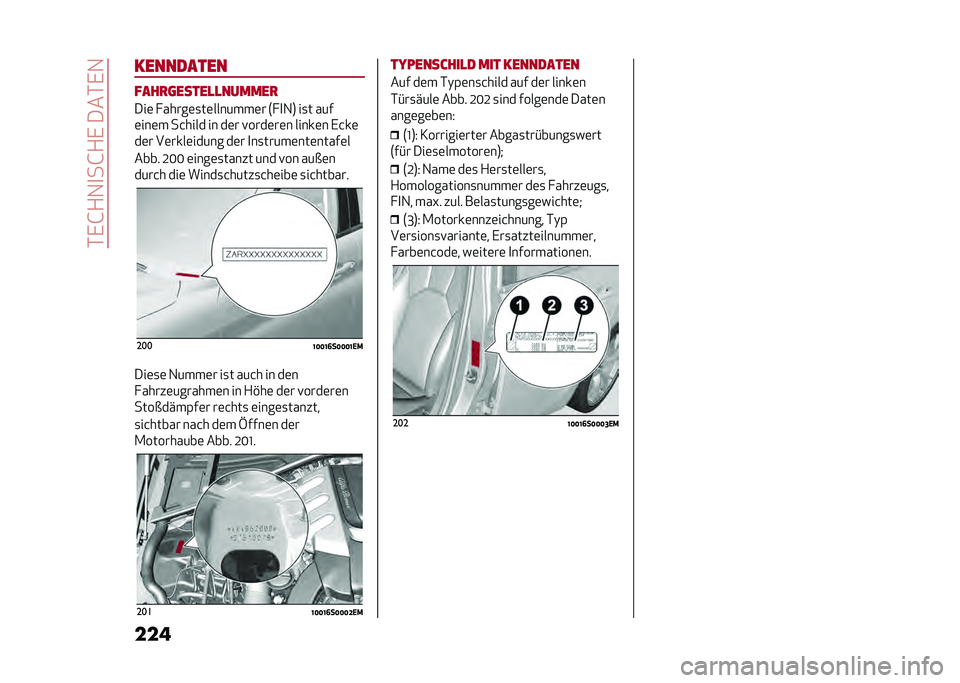 Alfa Romeo Giulia 2020  Betriebsanleitung (in German) ��*�,�G�+�1�
��G�+�,����*�,�1
������������
����
�	�����
�
������
���	 � �����	�
��	�������	� �7� �
�1�8 ��
� ���
�	���	� ��&���� �� ��	� �!