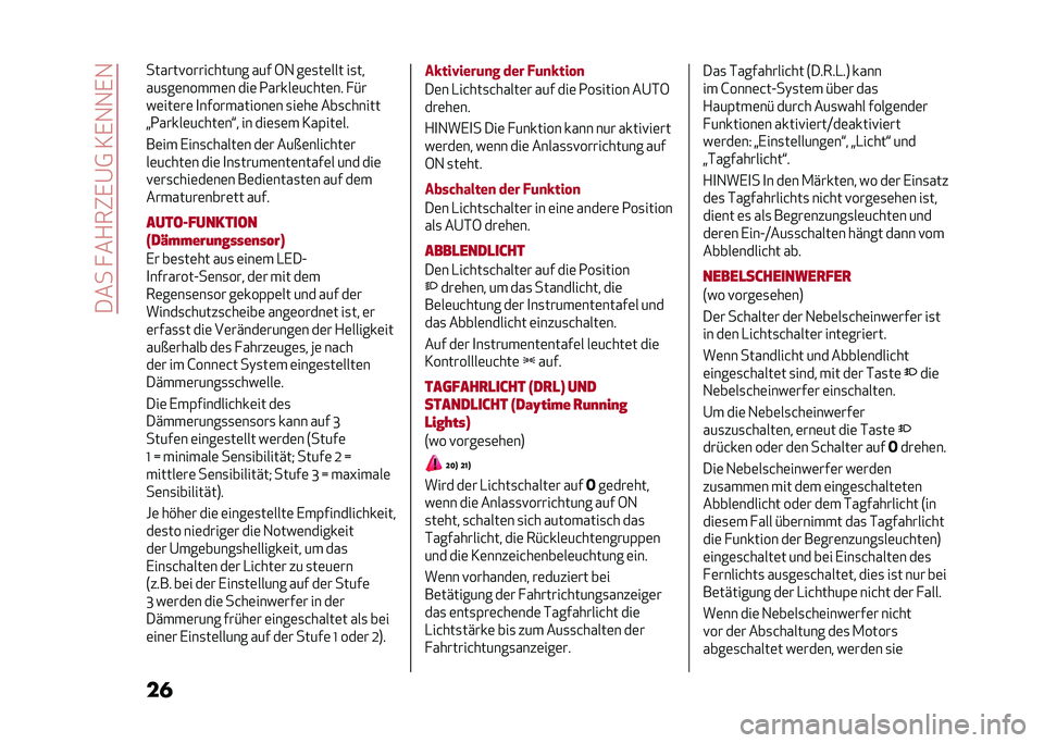 Alfa Romeo Giulia 2020  Betriebsanleitung (in German) ������ ��+��"�,�@�0��3�,�1�1�,�1
��������!�����&����� ��� �6�1 ��	�
��	��� ��
��
���
��	�����	� ���	 �2�����	��&���	�� � �#�
��	���	��	 �
��