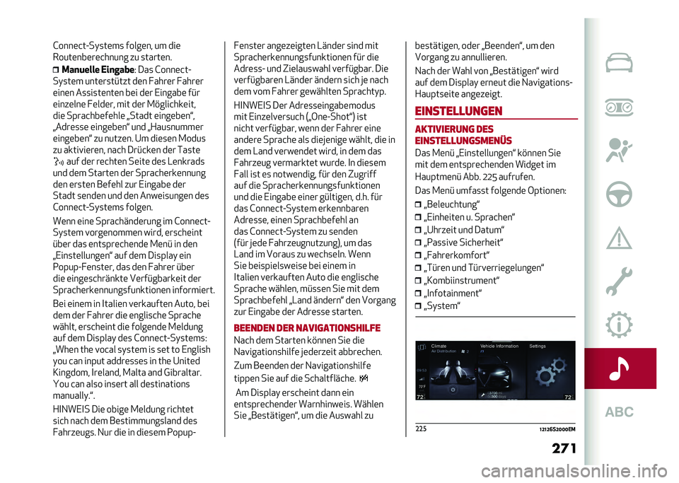 Alfa Romeo Giulia 2020  Betriebsanleitung (in German) ��	��G����	�&��A��)�
��	��
 �����	�� �� ���	
�����	���	��	�&����� �� �
�����	��
�/��
�	���� �,��
����
�5 ���
 �G����	�&��A
��)�
��	� ����	�