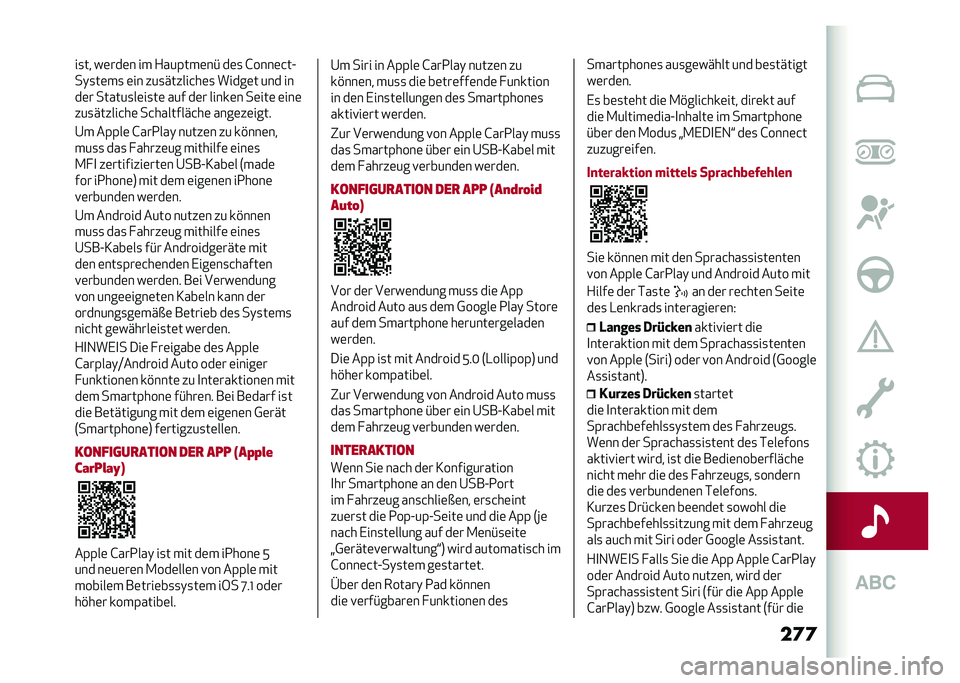 Alfa Romeo Giulia 2020  Betriebsanleitung (in German) ��	�	��
�� ��	���	� �� �+���(���	��# ��	�
 �G����	�&��A
��)�
��	��
 �	�� ���
������&��	�
 �����	� ��� ��
��	� ������
��	��
��	 ��� ��	� ���