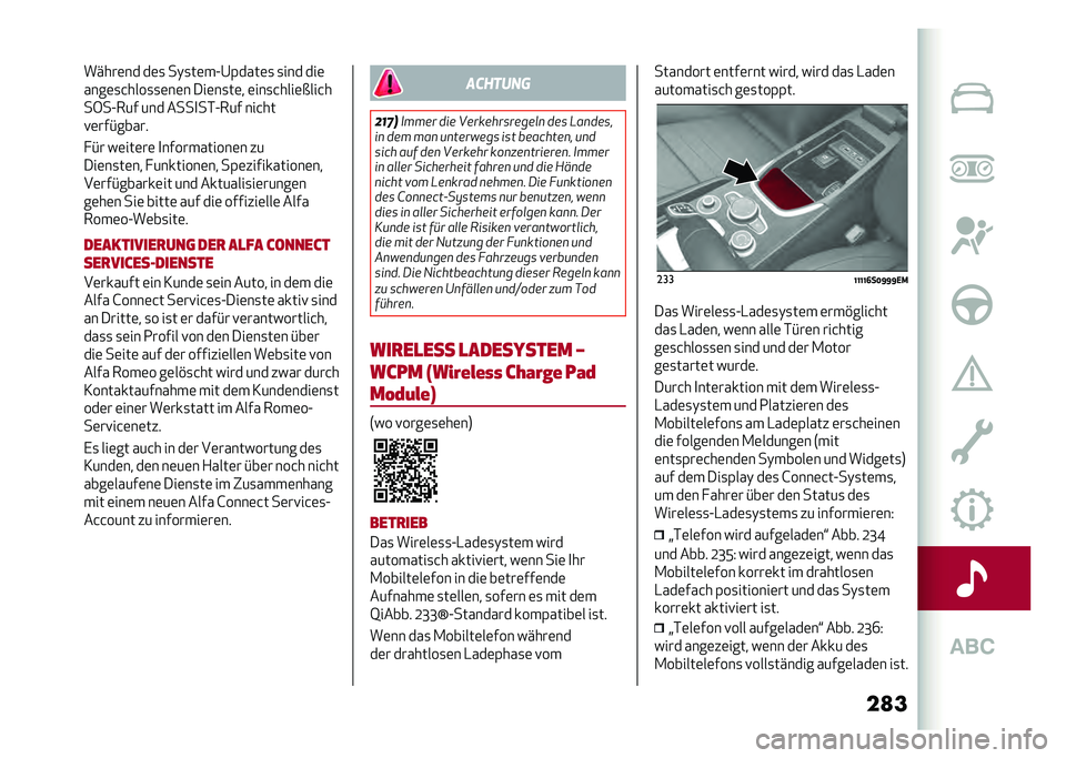 Alfa Romeo Giulia 2020  Betriebsanleitung (in German) ��
��������
���� ����� ��� �������������
�
 ��� �#��
����!
��
 ��� ���
 ��
������� ��� ��������
�! ��
�
���� ��� ���
 ����