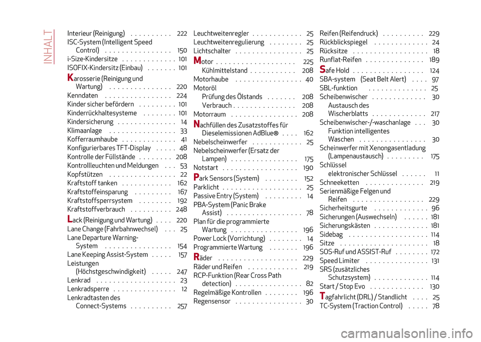 Alfa Romeo Giulia 2020  Betriebsanleitung (in German) ��
�1�+��-�* �
���	���	�� �7��	��������8 � � � � � � � � � � �;�;�;
�
��G�A��)�
��	� �7�
���	�����	�� ��(�	�	�
�G�������8 � � � � � � � � � � �