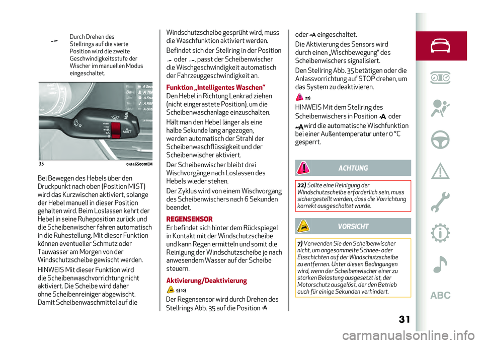 Alfa Romeo Giulia 2020  Betriebsanleitung (in German) ������&� ���	��	� ��	�
���	�������
 ��� ���	 �!��	���	
�2��
����� ���� ���	 ���	���	
�0�	�
�&���������	���
�
����	 ��	�
���
�&��	� �� �