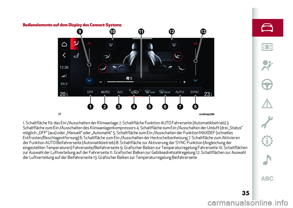 Alfa Romeo Giulia 2020  Betriebsanleitung (in German) ��
�
���/���*��2��)��*�� �&�$�4 �/��) ���%�0�2�&�- �/��% ��,�*�*��3��!��-�%���)�%
��
�@�D�@�D�>��<�F�G�G�,�/
�L� ��&��������&��	 ��#� ���
 �,���A�B���
�
�&�