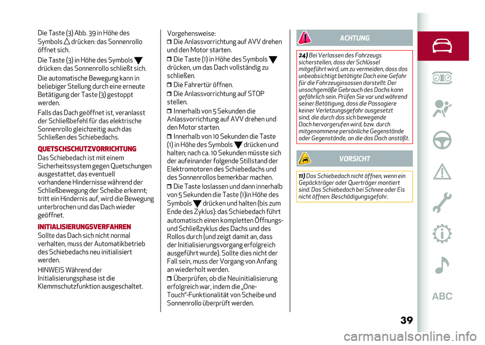 Alfa Romeo Giulia 2020  Betriebsanleitung (in German) �����	 �*��
��	 �7�M�8 ���� �M�9 �� �+�%��	 ��	�
��)�����
���#�&��	��5 ���
 �����	������
�%����	� �
��&��
���	 �*��
��	 �7�M�8 �� �+�%��	 ��	�
 ��)