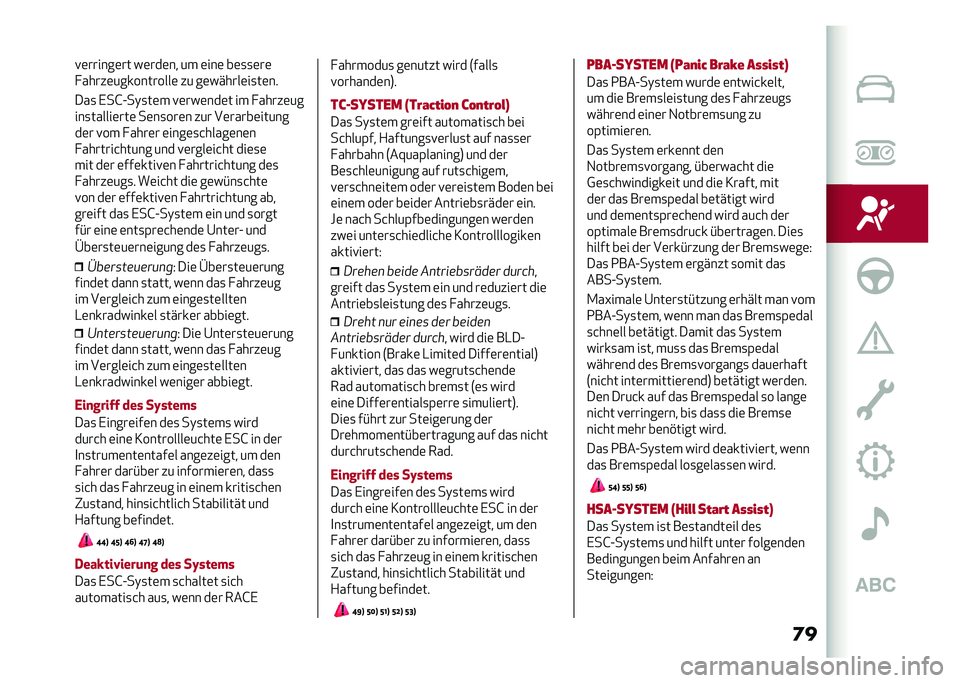 Alfa Romeo Giulia 2020  Betriebsanleitung (in German) �	��!�	������	�� ��	���	�� �� �	���	 ��	�
�
�	��	
� �����	�����������	 �� ��	������	��
��	��
���
 �,��G�A��)�
��	� �!�	���	���	� �� � ����