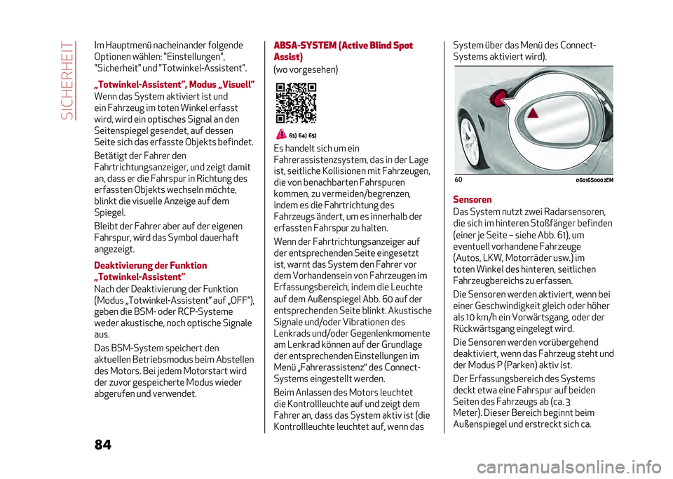 Alfa Romeo Giulia 2020  Betriebsanleitung (in German) ���
�G�+�,��+�,�
�*
�
��
� �+���(���	��# ���&��	������	� �����	���	
�6�(�����	� �����	��5 �T�,���
��	������	��T�
�T���&��	���	���T ��� �T�*���