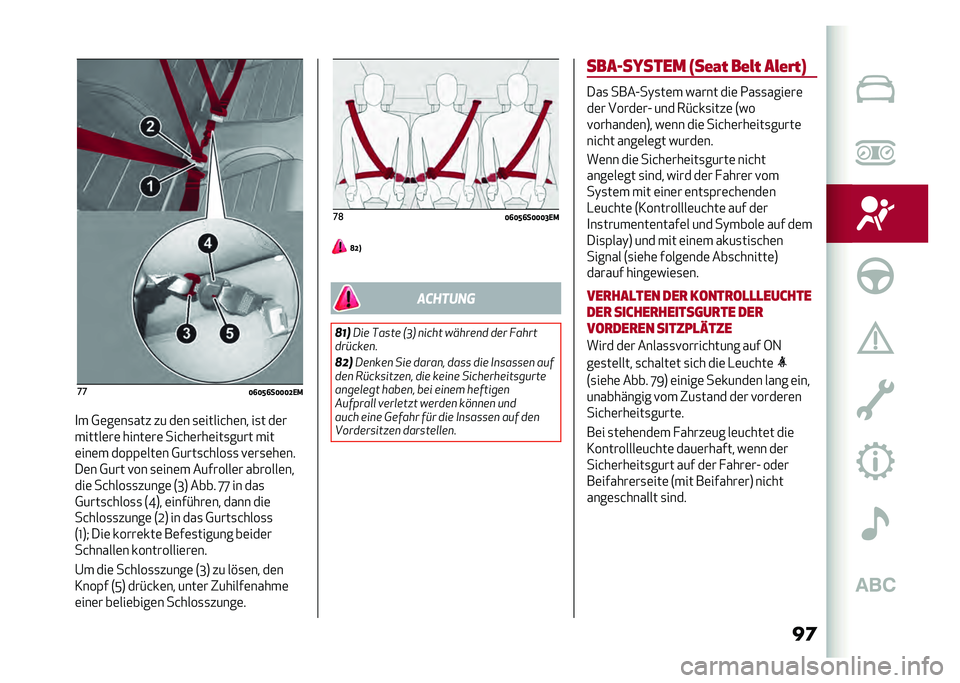 Alfa Romeo Giulia 2020  Betriebsanleitung (in German) ��	��
�<�>�<�E�>��<�<�<�D�,�/
�
� �0�	��	��
��� �� ��	� �
�	�����&��	�� ��
� ��	�
������	��	 �����	��	 ���&��	���	���
���� ���
�	���	� ���(�(�	�