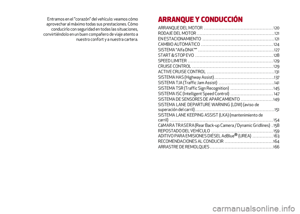 Alfa Romeo Giulia 2020  Manual del propietario (in Spanish) 