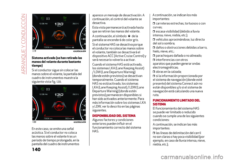 Alfa Romeo Giulia 2020  Manual del propietario (in Spanish) ������0�>�:���?��*�/�0�9�:�*�*�@�E�0
��� ���

�=�G�=�G�?�*�=�G�=�D��
�*������ ��
������	 �H�� ���
 ��������	 ���
���
�	� ��� ��	���
�� �����
��