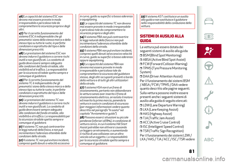Alfa Romeo Giulia 2020  Manuale del proprietario (in Italian) �
����
��	 ��������  �
�	� �����	�� �-�!�0 �
��

�
�	���
� ��� �	���	��	 �������	 ��
 ���
�
����	����
������	 �	 ��	�������� ����	 �
�
�