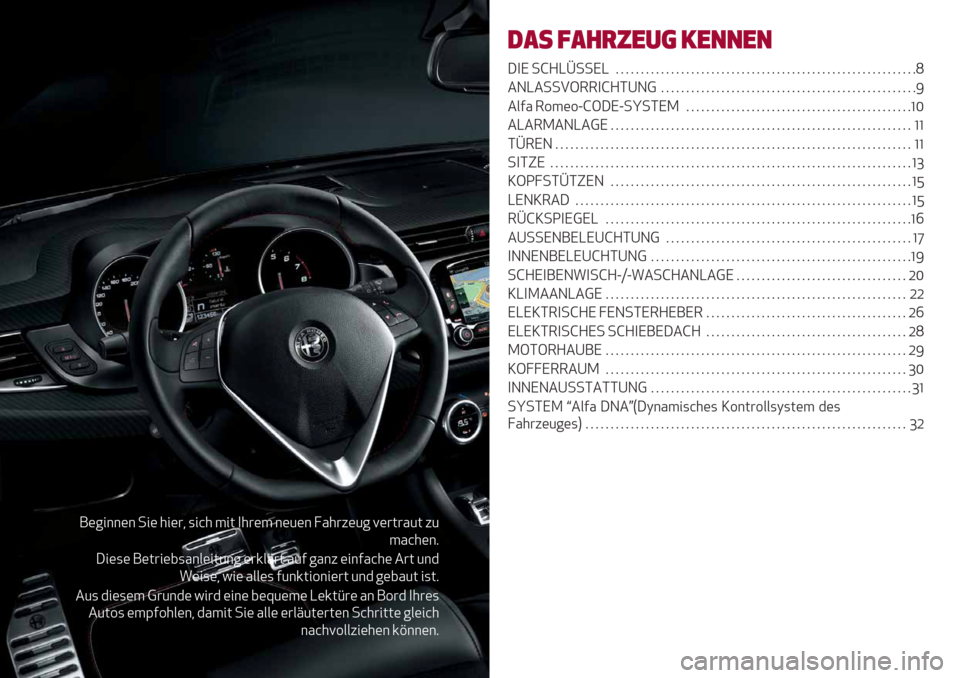 Alfa Romeo Giulietta 2019  Betriebsanleitung (in German) :(7"&&(& -"( *"(#+ ,"@* 3"; )*#(3 &(6(& ?%*#5(67 <(#;#%6; 56
3%@*(&9
C"(,( :(;#"(8,%&/(";6&7 (#’/>#; %60 7%&5 ("&0%@*( .#; 6&$
!(",(+ F"( %//(, 06&’;"2&"(#; 6&$ 7(8%6; ",;9
.6, $"(,(3 J#6&$( F"#$ 