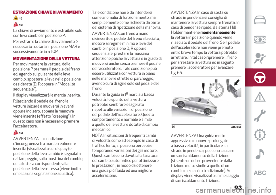 Alfa Romeo Giulietta 2019  Manuale del proprietario (in Italian) ��
$’*&"1-(,$ 04-"2$ !- "22-"+$,*(
[WP
^UP
.(#>"(1- 9" (11"(,-%)$ R -2)’("7"+- 2$+$
#$% +-1( #(,7"$ "%0$2"/"$%- ;6
;-’-2)’(’’-+(#>"(1- 9" (11"(,-%)$ R
%-#-22(’"$ ’*$)(’+( "% 0$2"/"