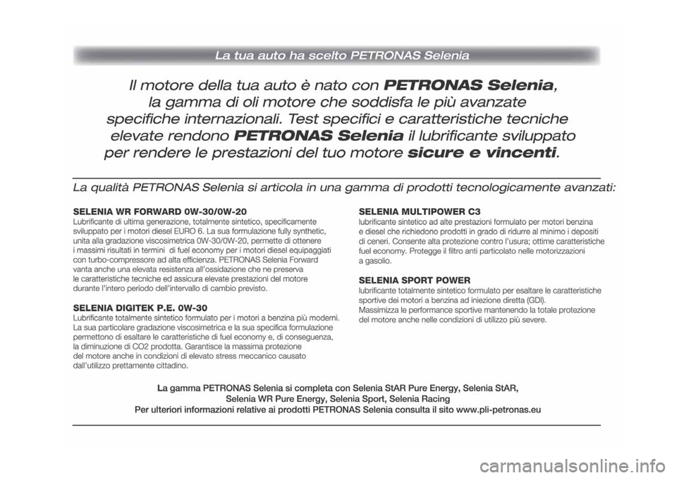Alfa Romeo Giulietta 2017  Manuale del proprietario (in Italian) 