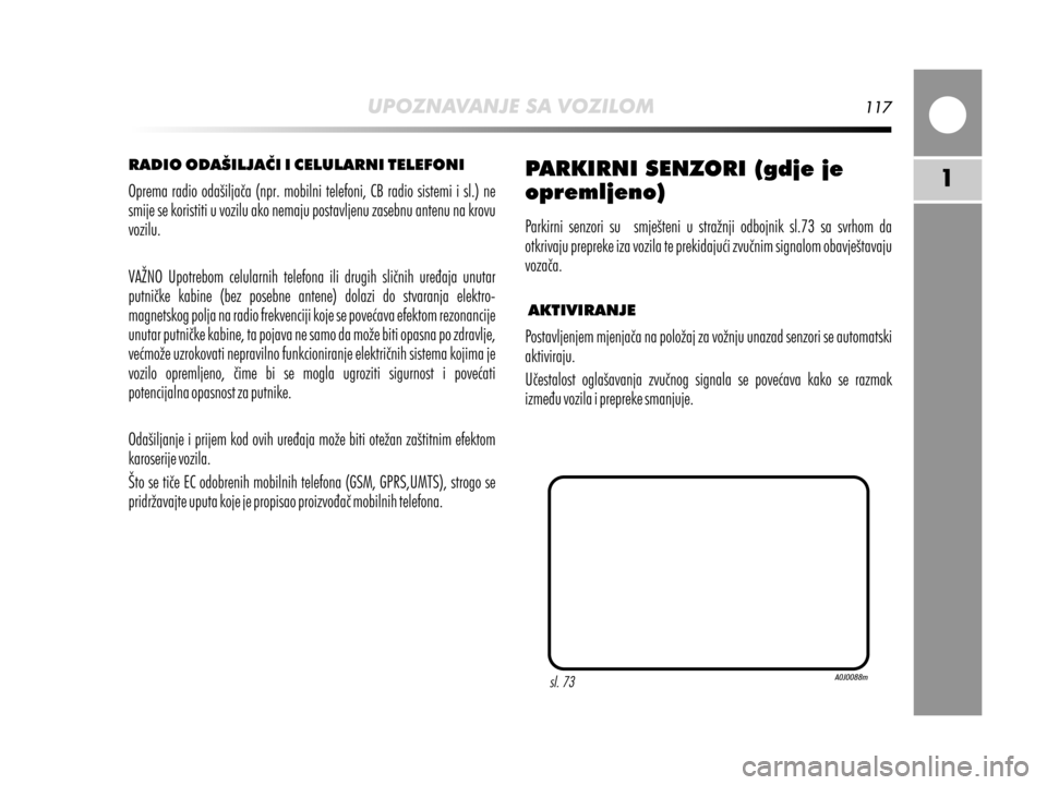 Alfa Romeo MiTo 2017  Vodič za korisnike (in Croatian) 