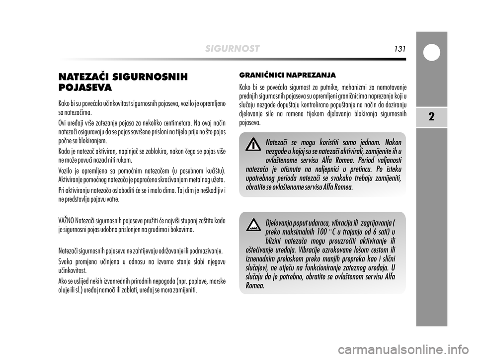Alfa Romeo MiTo 2017  Vodič za korisnike (in Croatian) 