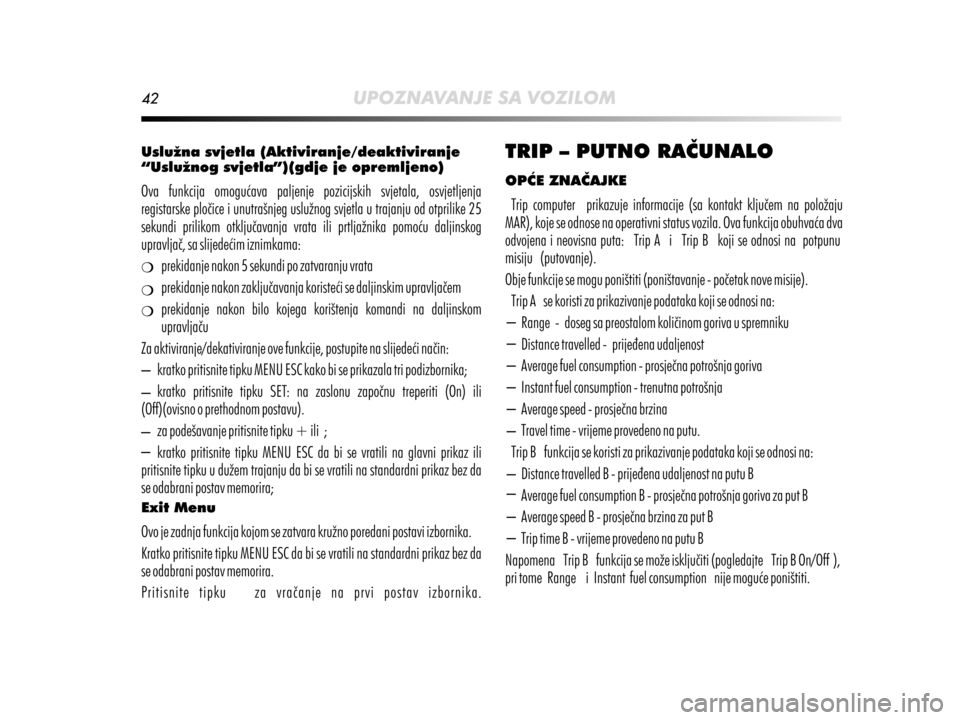 Alfa Romeo MiTo 2017  Vodič za korisnike (in Croatian) 